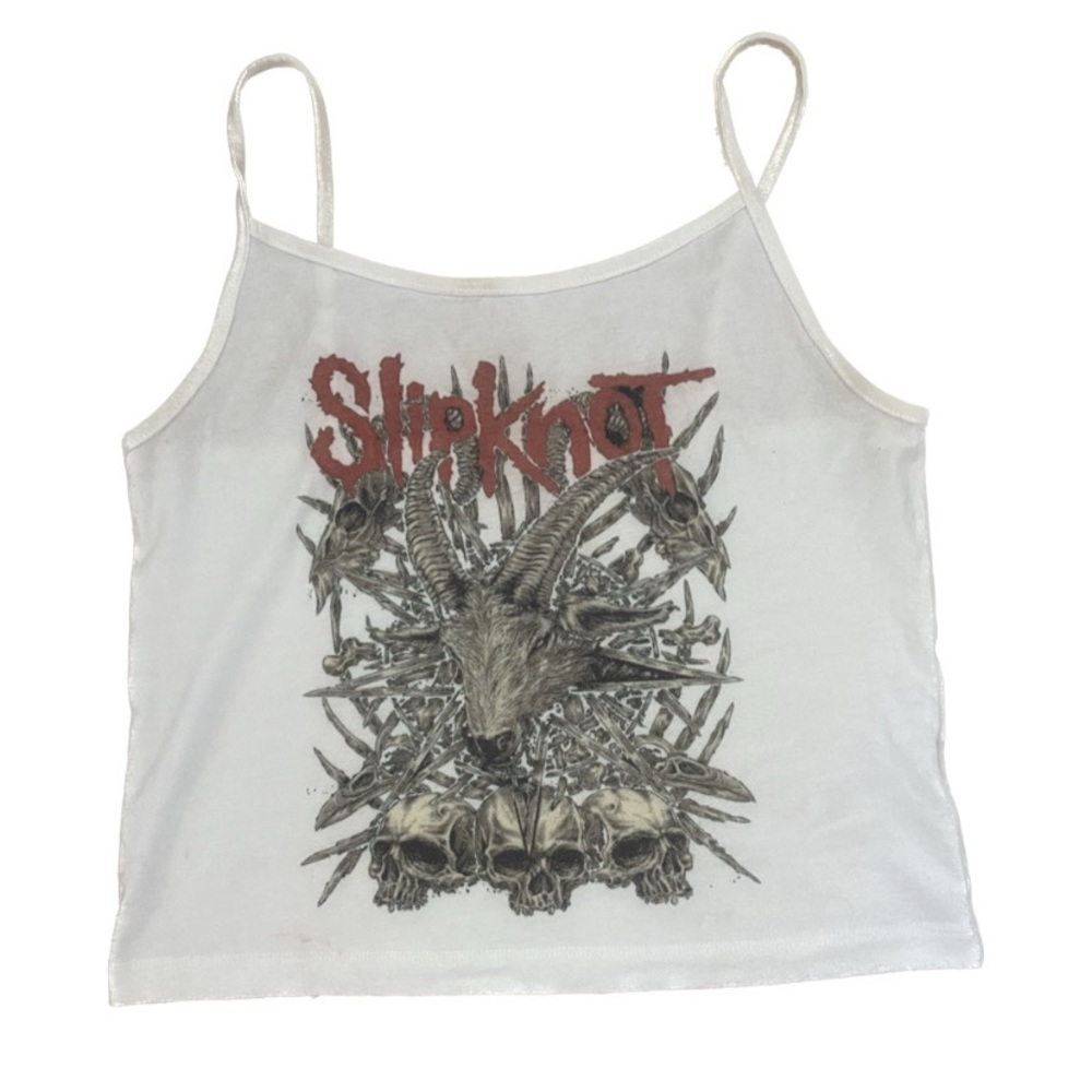 Slipknot tank top, creamy color and you’ll get a lot of compliments 😎😎